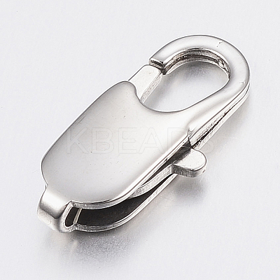 Tarnish Resistant 304 Stainless Steel Lobster Claw Clasps LS-STAS-K167-05P-1