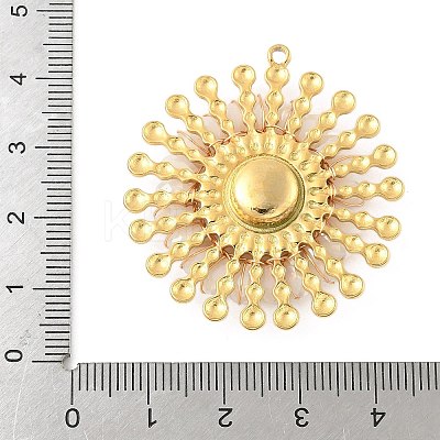 304 Stainless Steel Pendants STAS-F319-03G-01-1