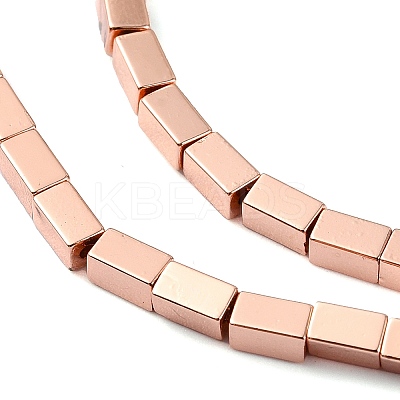 Electroplated Synthetic Non-magnetic Hematite Beads Strands G-I360-Y01-03-1