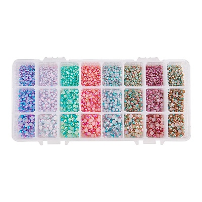 Imitation Pearl Acrylic Cabochons OACR-PH0001-09-1