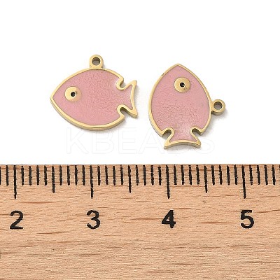 Ion Plating(IP) 316L Surgical Stainless Steel Charms STAS-D035-01A-G-1