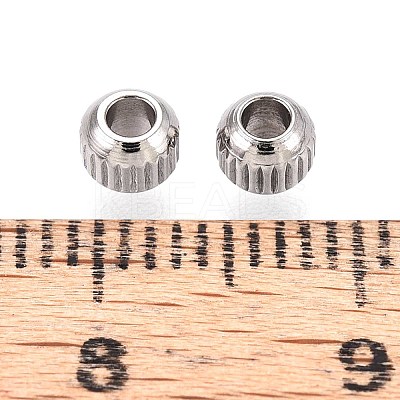 Tarnish Resistant 304 Stainless Steel Spacer Beads STAS-T034-4mm-01-1