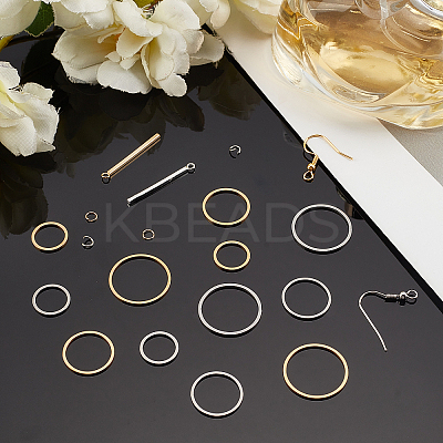Ring & Bar Drop Earring DIY Making Kit DIY-UN0002-99-1