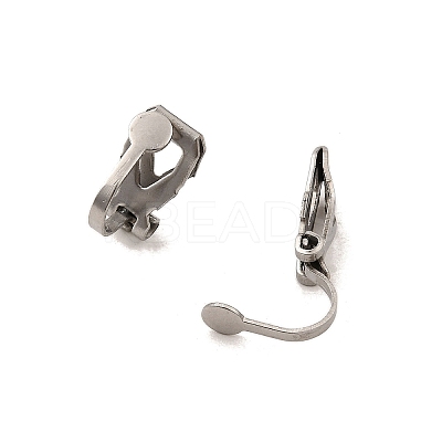 304 Stainless Steel Clip-on Earring Findings STAS-H230-30P-1
