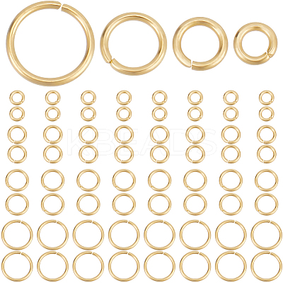 600Pcs 4 Styles 304 Stainless Steel Open Jump Rings STAS-BBC0004-56-1