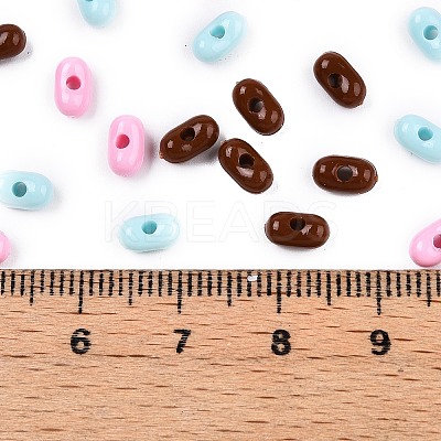 Opaque Acrylic Beads MACR-T048-02M-19-1