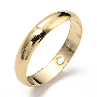 Brass Beads Frames KK-O133-014F-G-1