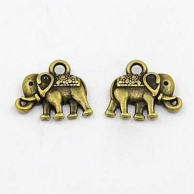 Tibetan Style Alloy Charms LS-PALLOY-P220-01AB-NR-1