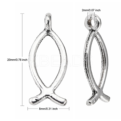 Tibetan Style Alloy Pendants LS-LF0394Y-NF-1