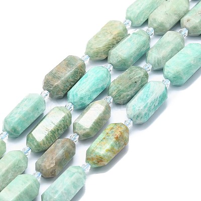 Natural Amazonite Beads Strands G-F715-057-1