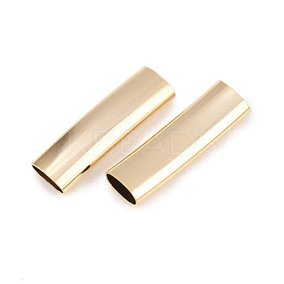 Brass Tube Beads KK-C163-22B-G-1