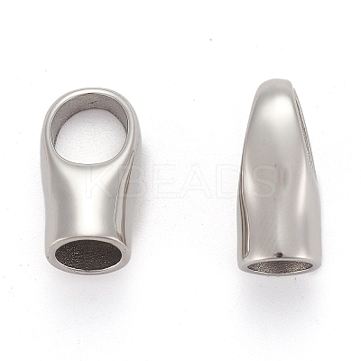 Tarnish Resistant 304 Stainless Steel Cord Ends LS-STAS-I020-03-1