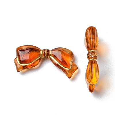 Imitation Amber Transparent Acrylic Beads MACR-D071-02A-1
