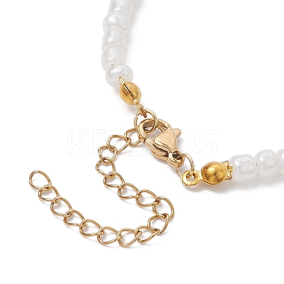 Butterfly Alloy Acrylic Charm Bracelets BJEW-JB10487-01-1
