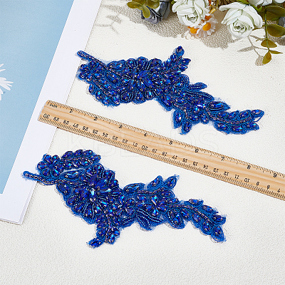 1 Pair Polyester Clothing Patches PATC-NB0001-64A-1