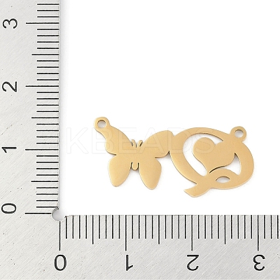 304 Stainless Steel Pendants STAS-L279-002G-Q-1