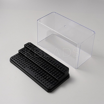 3-Tier Plastic Action Figures Display Case ODIS-WH0002-99-1
