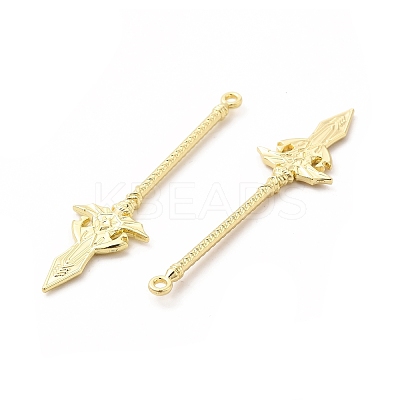 Rack Plating Alloy Big Pendants LS-PALLOY-E025-16G-1
