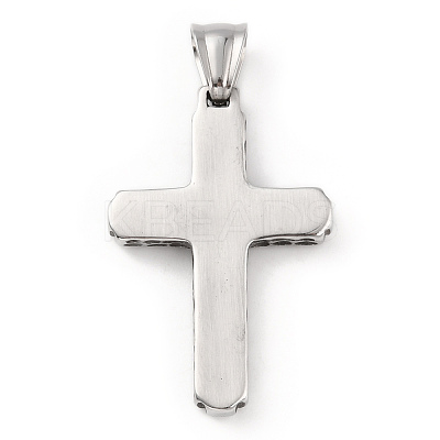 304 Stainless Steel Pendants STAS-A083-09AS-1