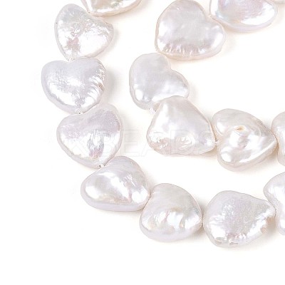 Natural Baroque Keshi Pearl Beads Strands PEAR-T006-33B-1