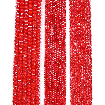 Electroplate Glass Beads Strands EGLA-A044-P2mm-A22-1