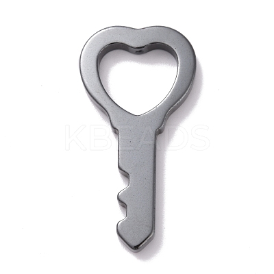 PVD Vacuum Plating Non-magnetic Synthetic Hematite Pendants G-G856-04B-1