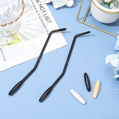 5Pcs 5 Styles Iron & Plastic Tremolo Arm Whammy Guitar Bar for Electric Guitar Flat Mount Stud Mount FIND-CN0002-20A-1