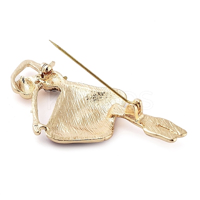 Zinc Alloy Crystal Rhinestone Brooches LS-JEWB-I031-08B-1