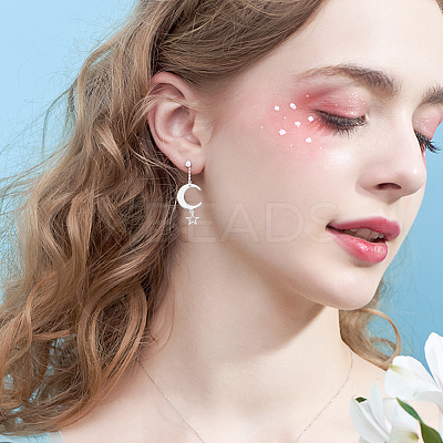 DIY Sun & Moon & Star Earring Making Kit DIY-BC0006-51-1