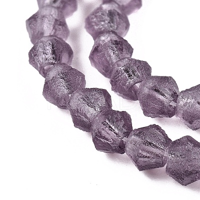 Imitate Austrian Crystal Frosted Glass Beads Strands EGLA-A039-T3mm-MD04-1
