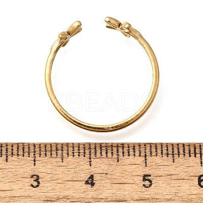 304 Stainless Steel Open Cuff Rings RJEW-M072-10G-1