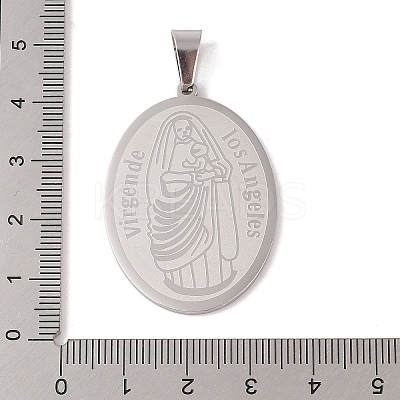 304 Stainless Steel Pendants STAS-M068-01P-1