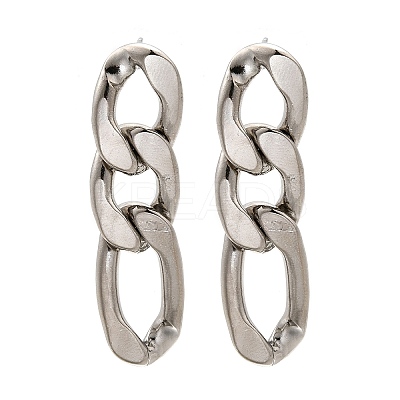 Non-Tarnish 304 Stainless Steel Stud Earrings EJEW-D095-23P-1