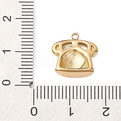 304 Stainless Steel Enamel Pendants STAS-B112-01G-05-1