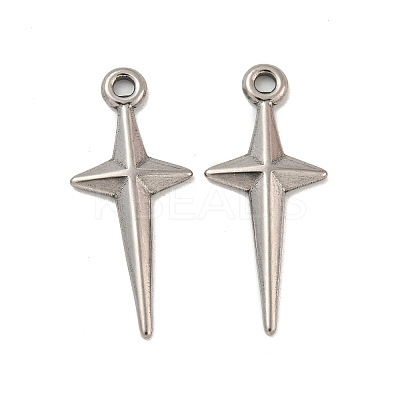 Non-Tarnish 304 Stainless Steel Pendants STAS-O004-06C-P-1