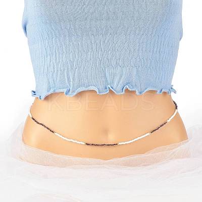 Glass Seed Waist Beads NJEW-C00019-05-1