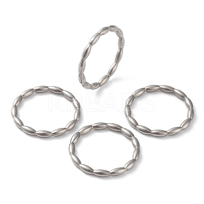 Non-Tarnish 201 Stainless Steel Linking Rings STAS-K259-02P-1