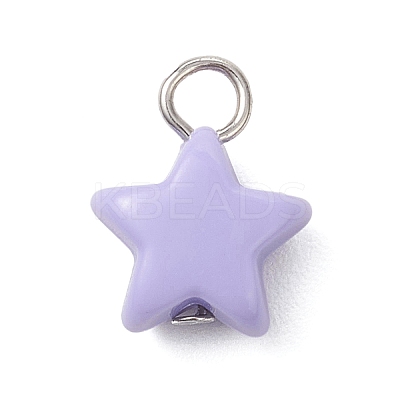Opaque Acrylic Pendants PALLOY-JF04199-02-1
