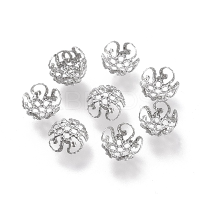 Non-Tarnish 316 Stainless Steel Fancy Bead Caps STAS-K194-04P-1