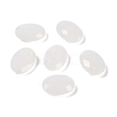 Natural White Jade Cabochons G-O175-15P-01-1