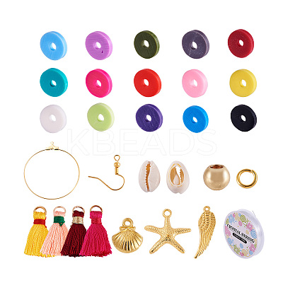 DIY Dangle Earring Making DIY-TA0002-77-1