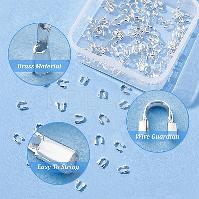 300Pcs 3 Styles 304 Surgical Stainless Steel Wire Guardian and Protectors STAS-AR0002-29-1