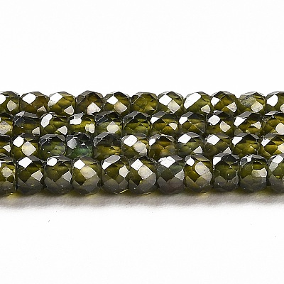 Cubic Zirconia Bead Strands ZIRC-G001-01J-1