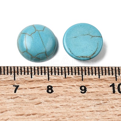 Synthetic Turquoise Cabochons G-P393-R64-12MM-1