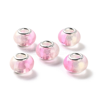 Two Tone Resin European Beads RESI-M001-02-1