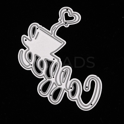Caffe Carbon Steel Cutting Dies Stencils DIY-A008-17-1