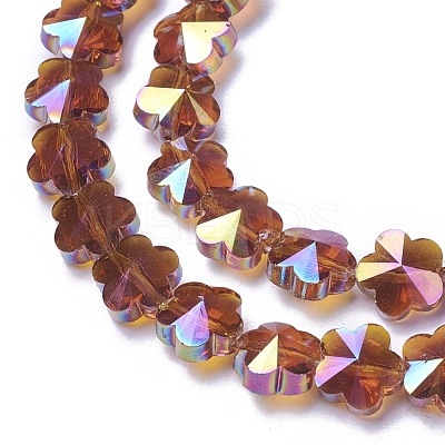 Electroplate Glass Beads Strands EGLA-J148-A-AB09-1