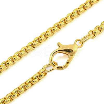 201 Stainless Steel Pendant Necklaces NJEW-H030-06G-1