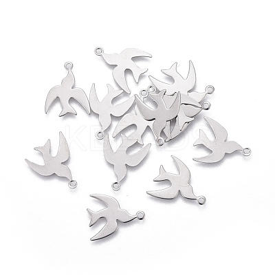 Tarnish Resistant 304 Stainless Steel Charms STAS-P236-14P-1