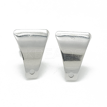Non-Tarnish 304 Stainless Steel Stud Earring Findings STAS-Q225-10A-1